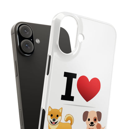 I Heart Dogs - Slim Phone Cases