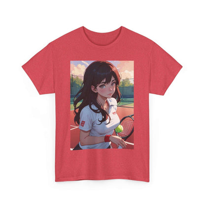 Anime Tennis 5 - Unisex Heavy Cotton T-Shirt