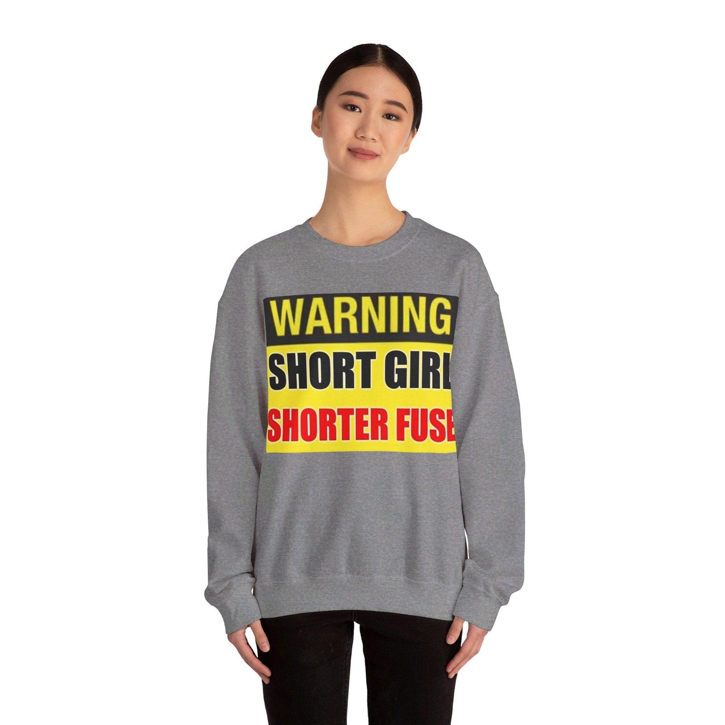 Short Girl Shorter Fuse - Unisex Heavy Blend™ Crewneck Sweatshirt