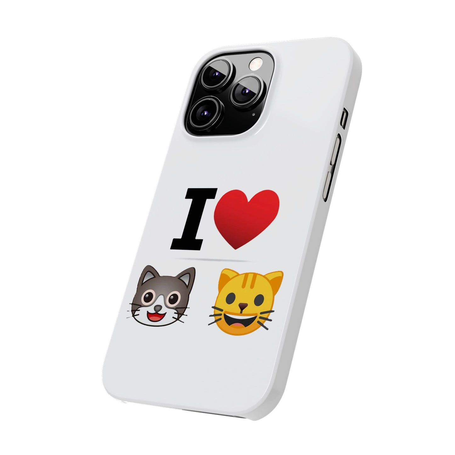 I Heart Cats - Slim Phone Cases