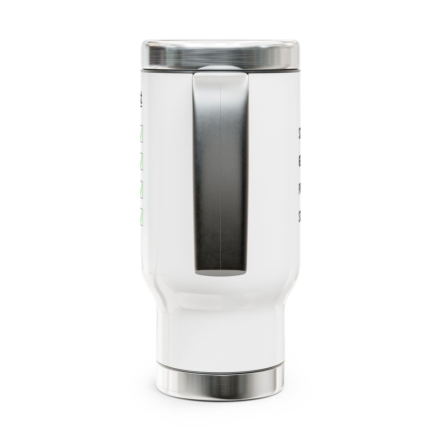 To Do List Stainless Steel Travel Mug