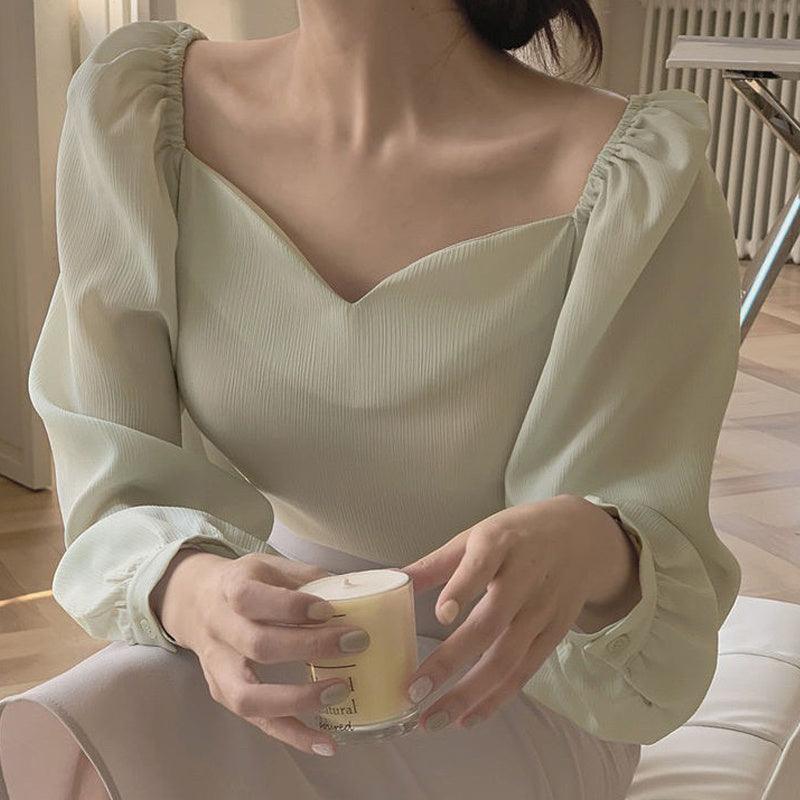 Women's Blouse - Loose Puffed Sleeve - Better Mode