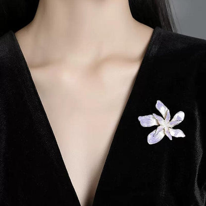 Elegant Purple Flower Brooch/Pin - Better Mode