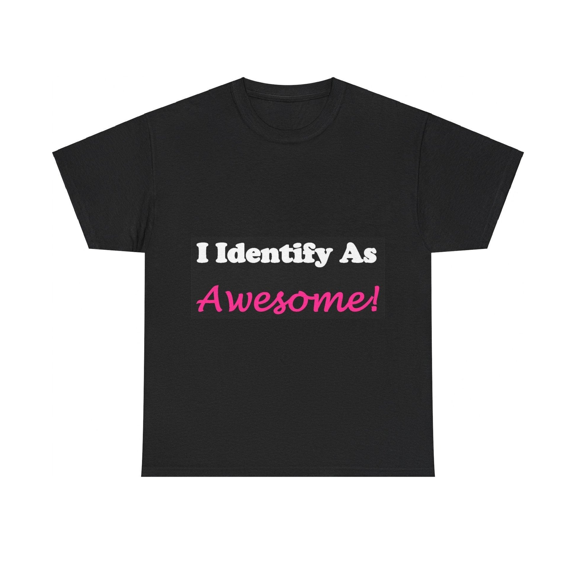 Awesome (Black) - Unisex Heavy Cotton Tee - Better Mode