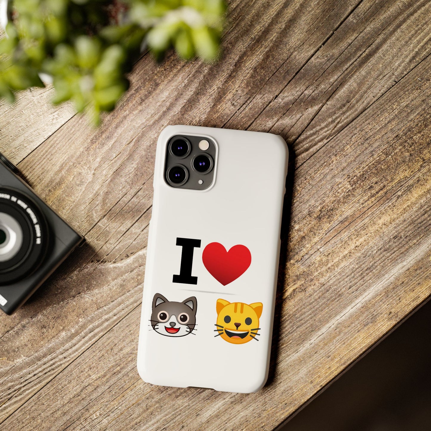 I Heart Cats - Slim Phone Cases