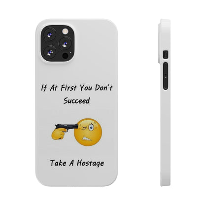 Hostage (White) - Slim Phone Cases - Better Mode