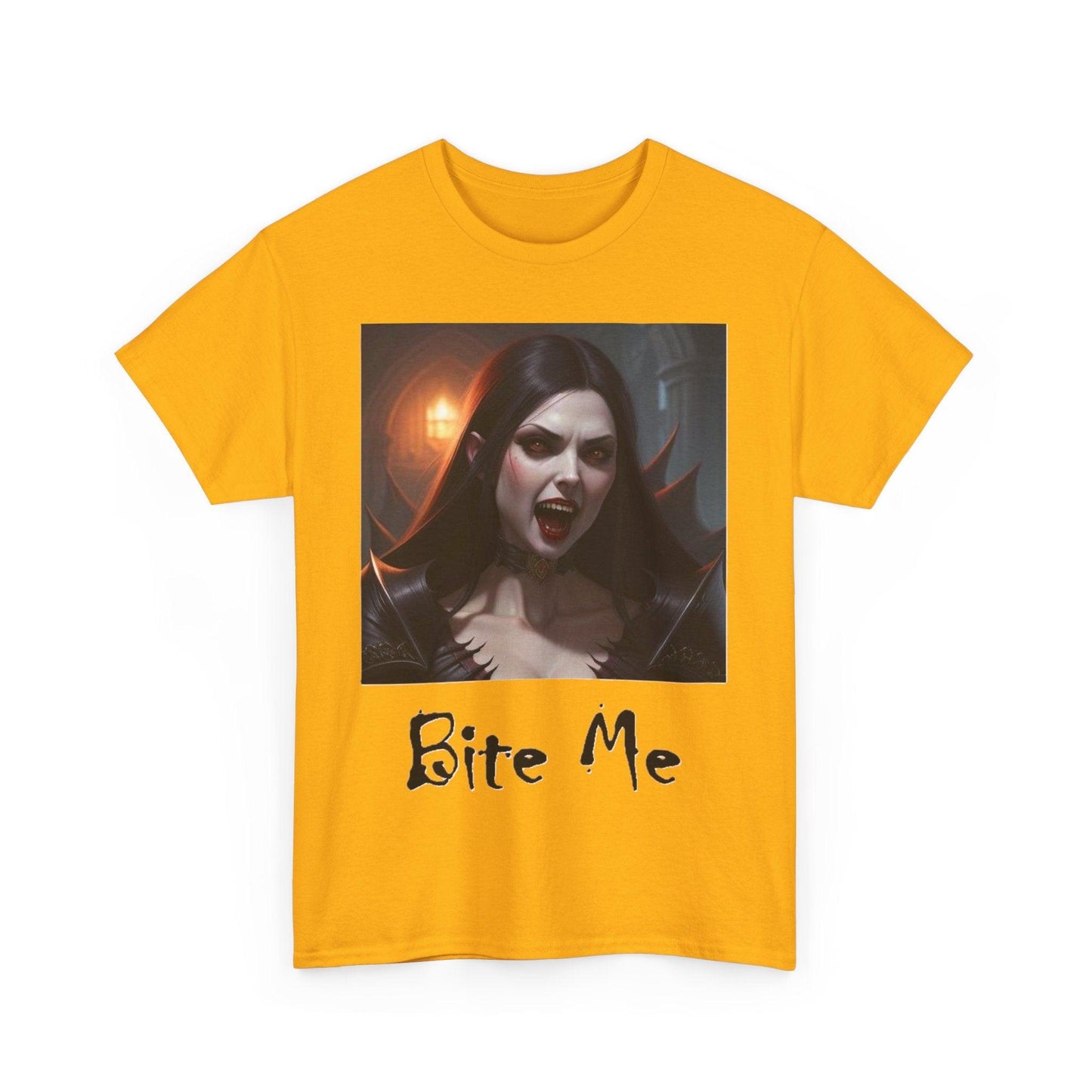 Halloween - Bite Me - Unisex Heavy Cotton T-Shirt