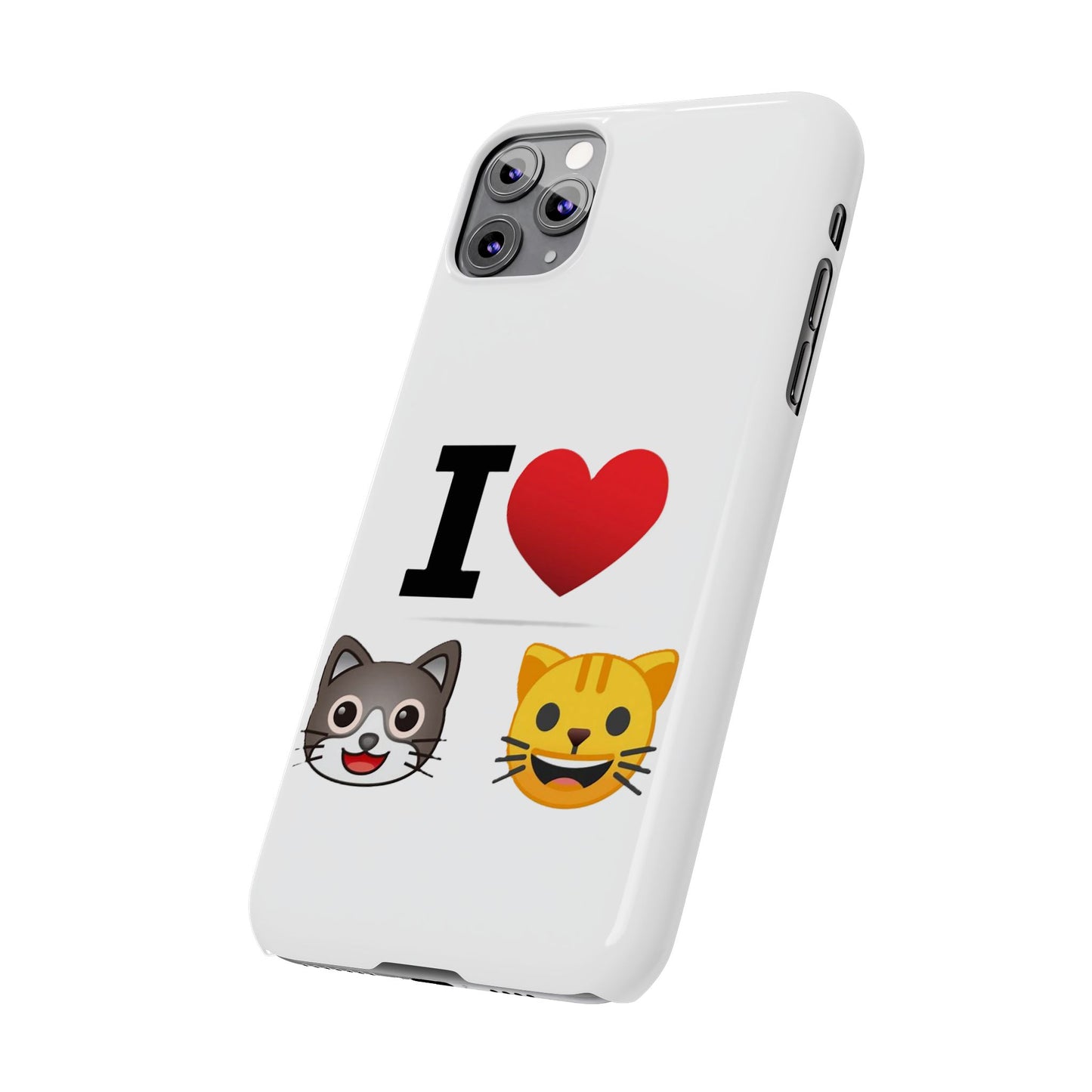 I Heart Cats - Slim Phone Cases