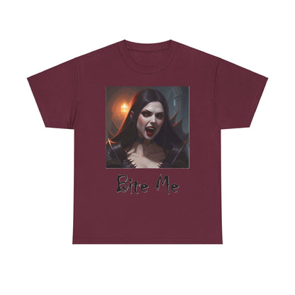 Halloween - Bite Me - Unisex Heavy Cotton T-Shirt