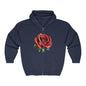 Rose 1 - Full Zip Hooded Sweatshirt