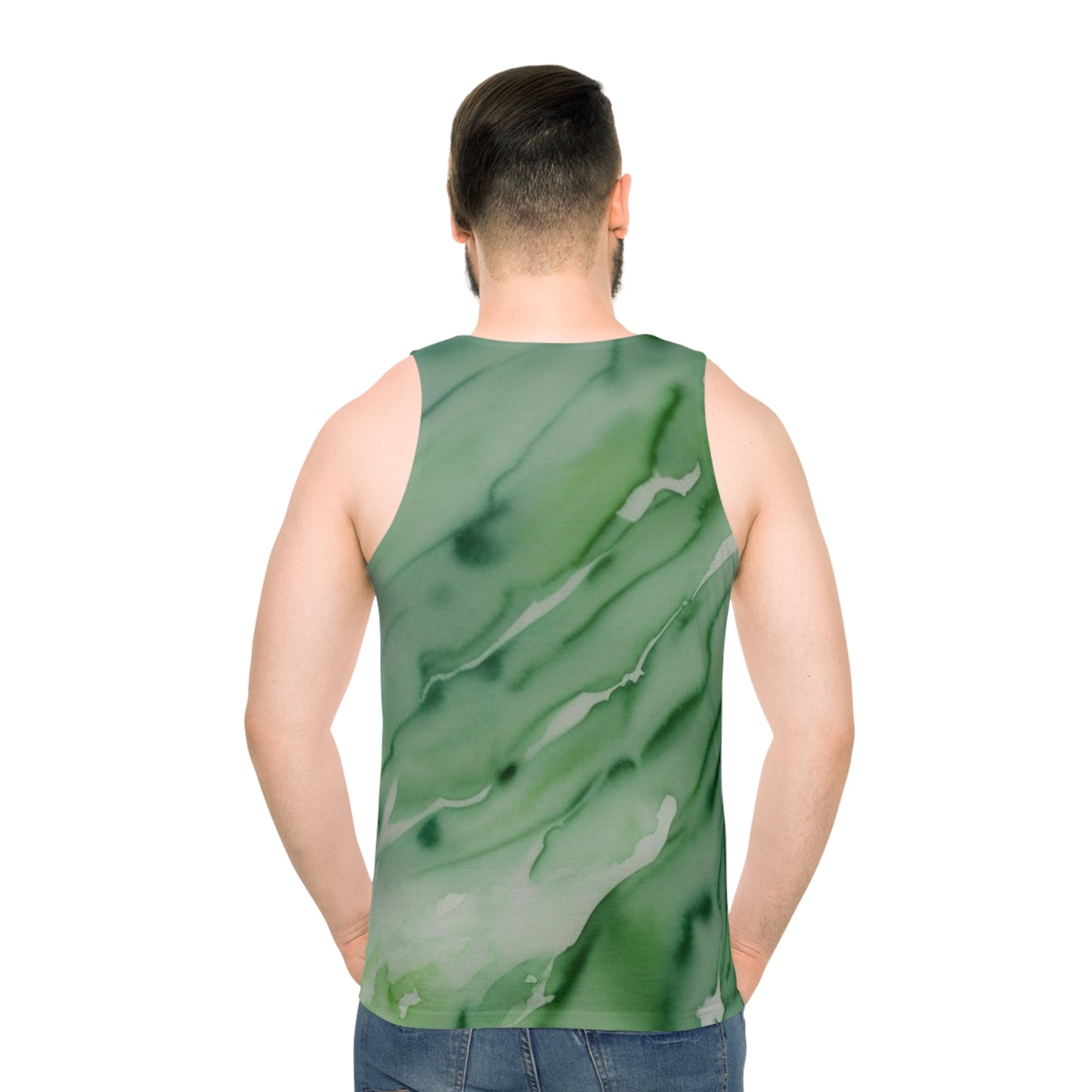 Green Marble Tank Top