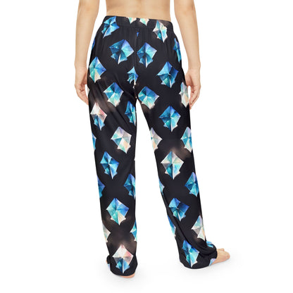 Diamond Pattern Women's Pajama Pants