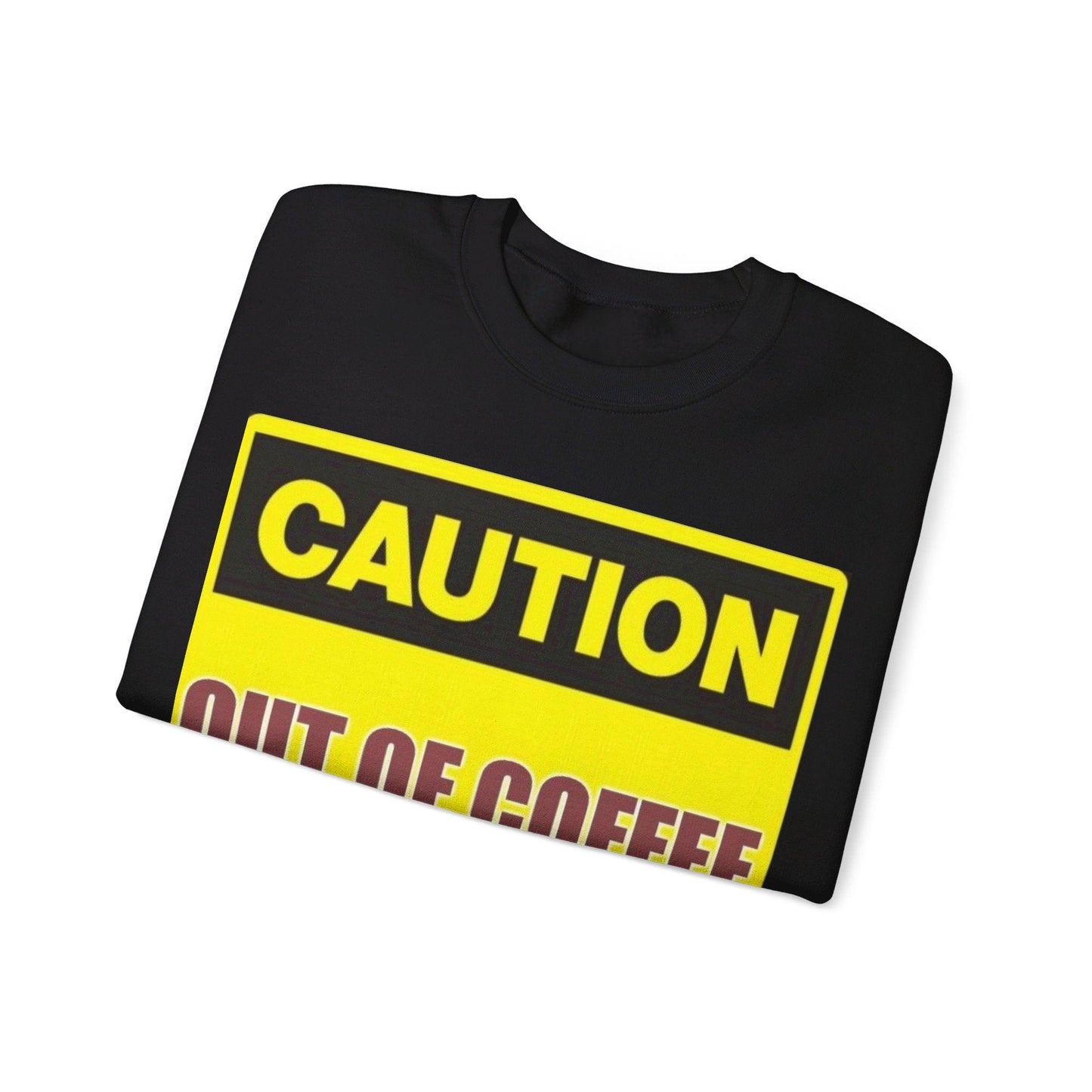 Caution Coffee - Unisex Heavy Blend™ Crewneck Sweatshirt