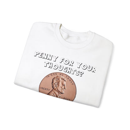 Penny...Thoughts - Crewneck Sweatshirt