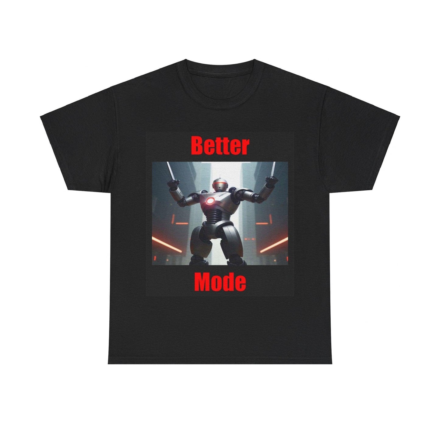 Better Mode 2 (Black) - Unisex Heavy Cotton Tee - Better Mode