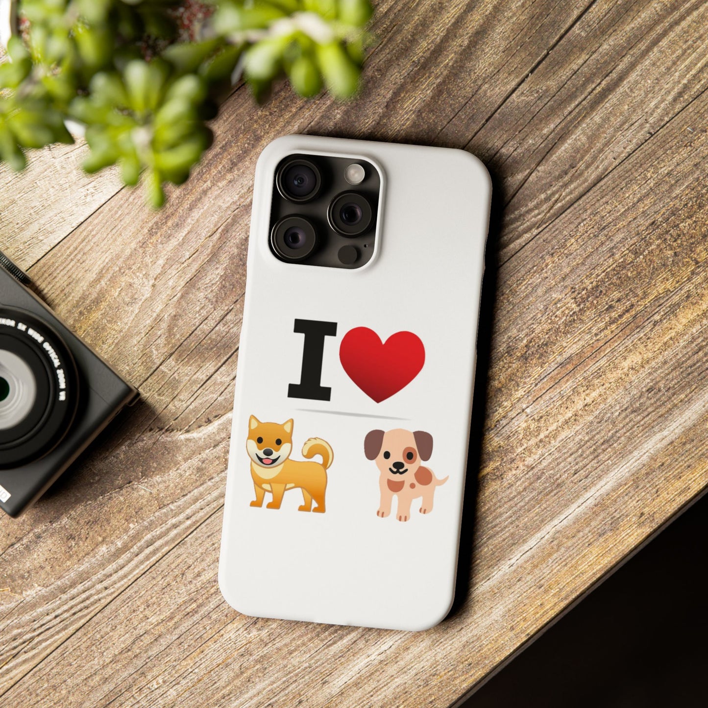 I Heart Dogs - Slim Phone Cases