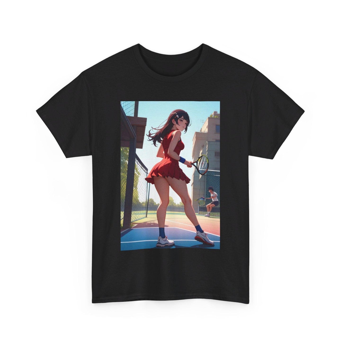 Anime Tennis 6 - Unisex Heavy Cotton T-Shirt