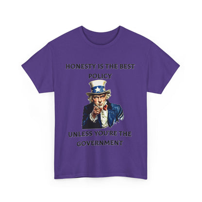 Honesty Policy - Unisex Heavy Cotton T-Shirt