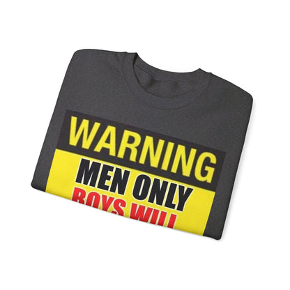 Warning Boys Shot Down - Unisex Heavy Blend™ Crewneck Sweatshirt