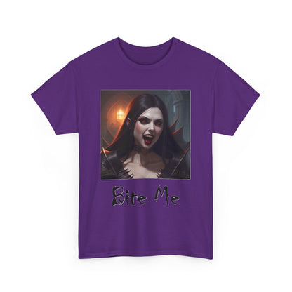 Halloween - Bite Me - Unisex Heavy Cotton T-Shirt