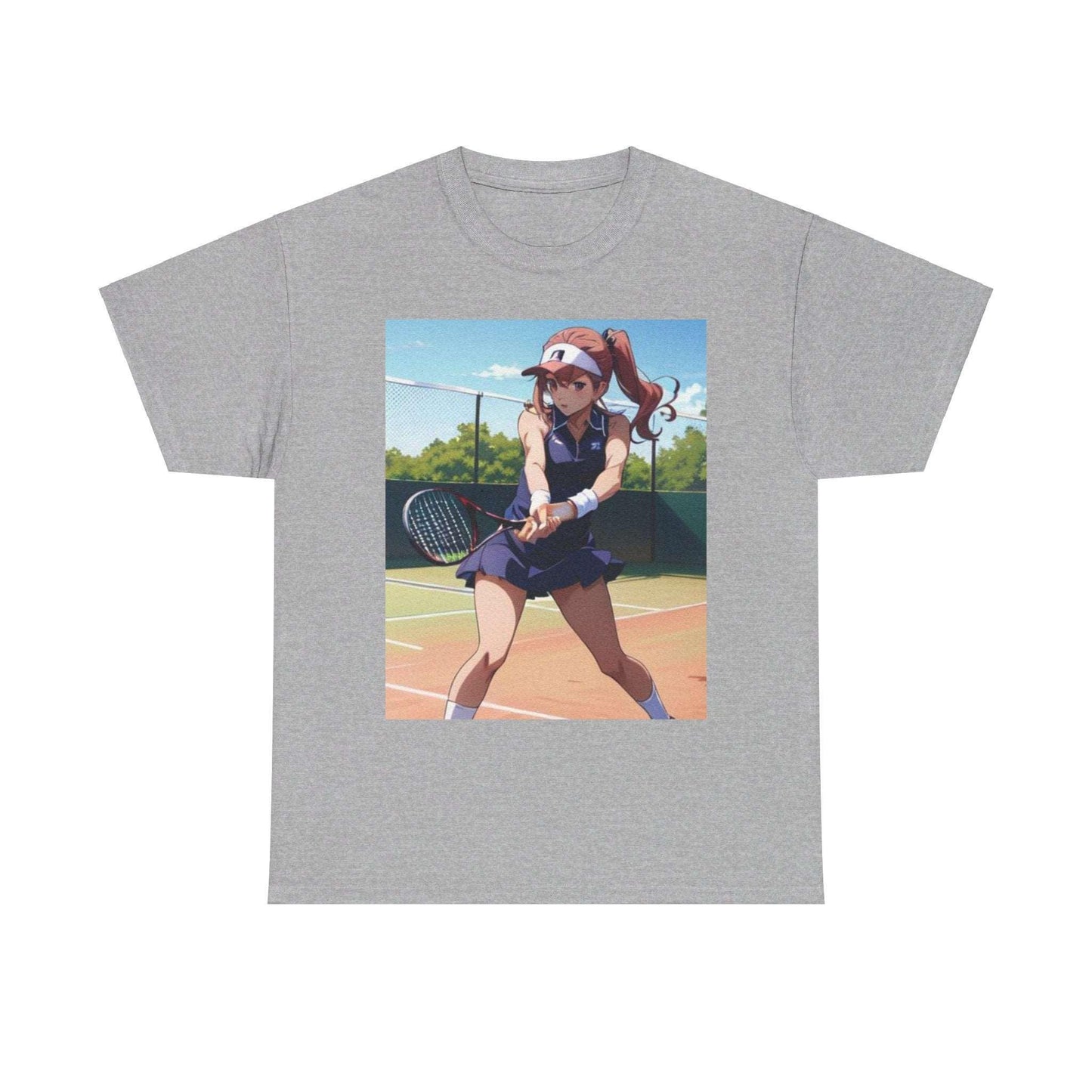 Anime Tennis 7 - Unisex Heavy Cotton T-Shirt