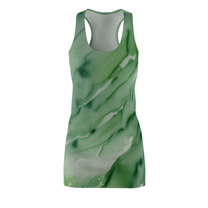 Green Marble Racerback Dress