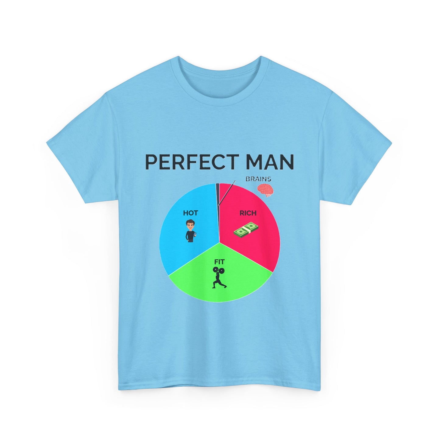 Perfect Man Pie Chart T-Shirt