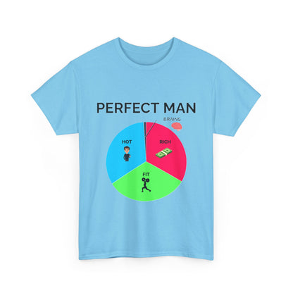 Perfect Man Pie Chart T-Shirt