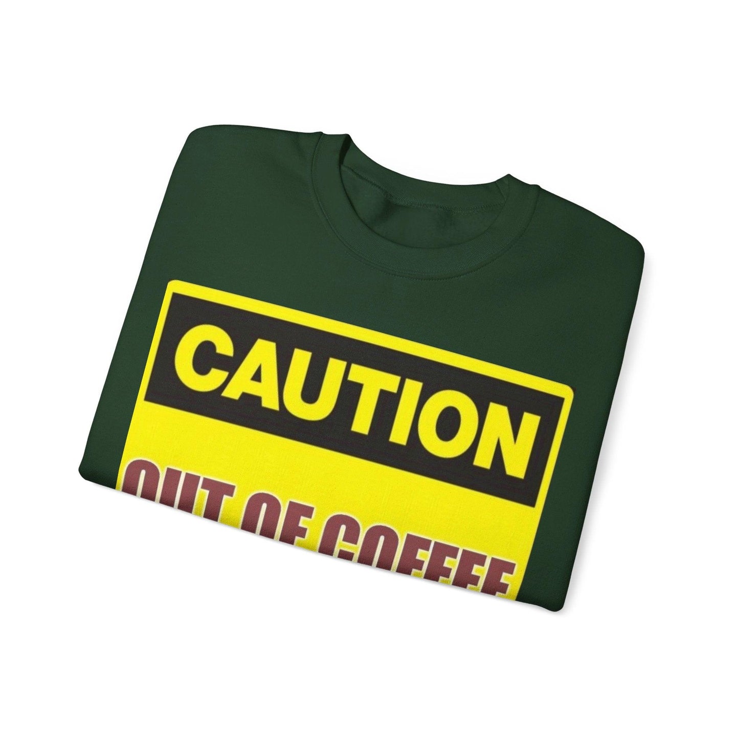 Caution Coffee - Unisex Heavy Blend™ Crewneck Sweatshirt