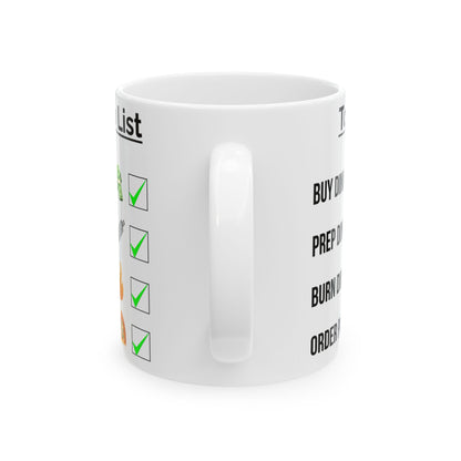 To Do List "Dinner" Ceramic Mug