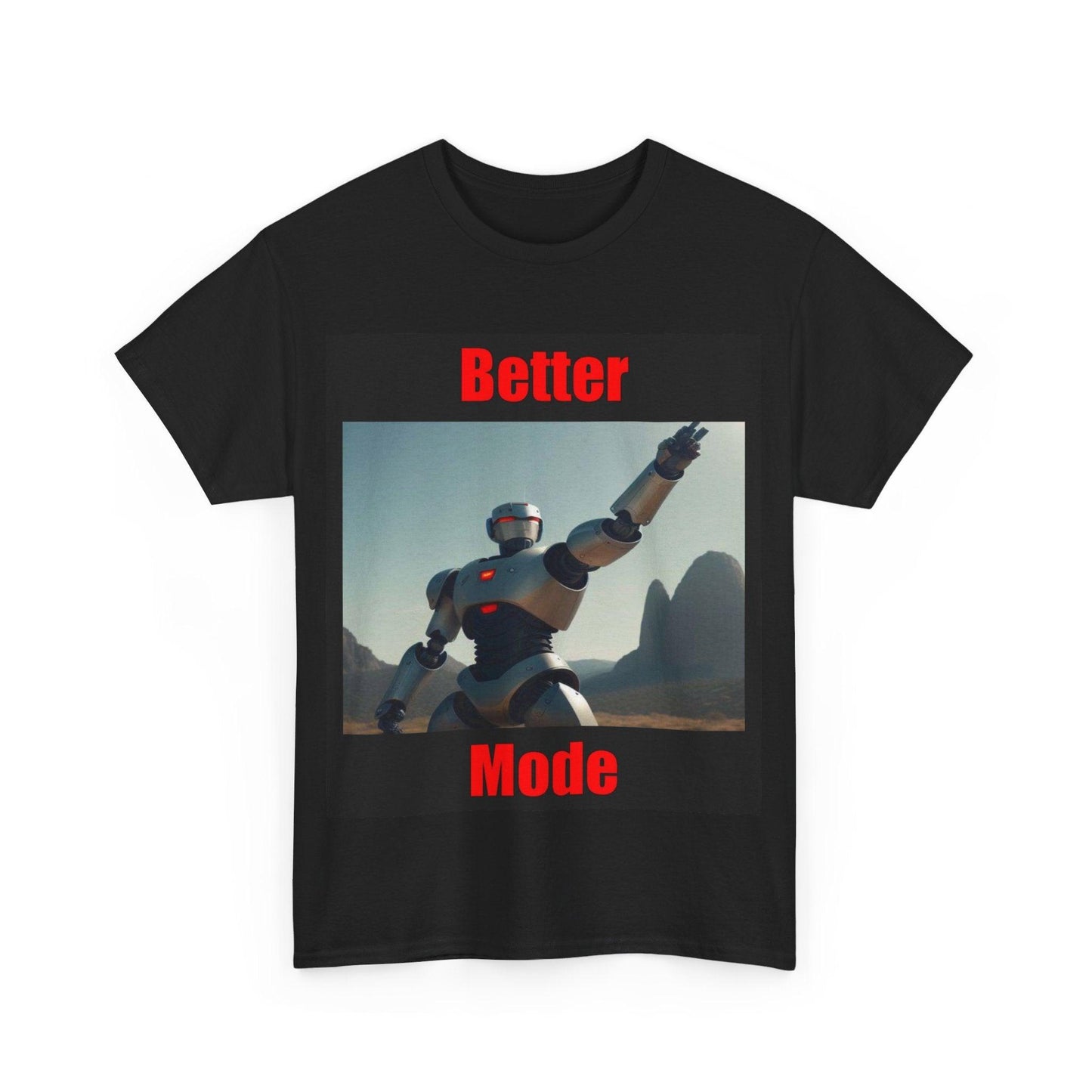 Better Mode 1 (Black) - Unisex Heavy Cotton Tee - Better Mode