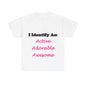 ID Active Adorable Awesome (White) - Unisex Heavy Cotton T-Shirt