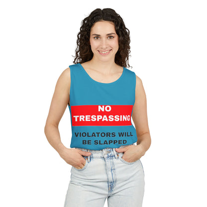 No Trespassing Tank Top
