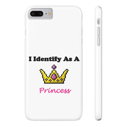 ID Princess (White) - Slim Phone Cases - Better Mode