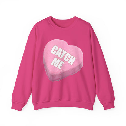 Candy Heart "Catch Me" - Crewneck Sweatshirt - Better Mode