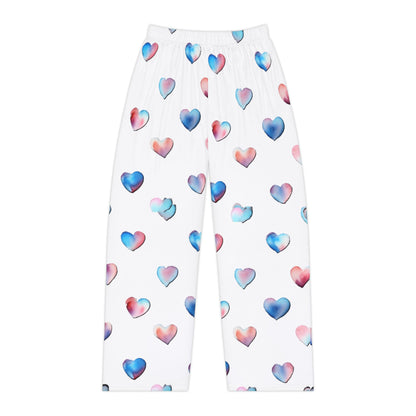 Heart Pattern Women's Pajama Pants