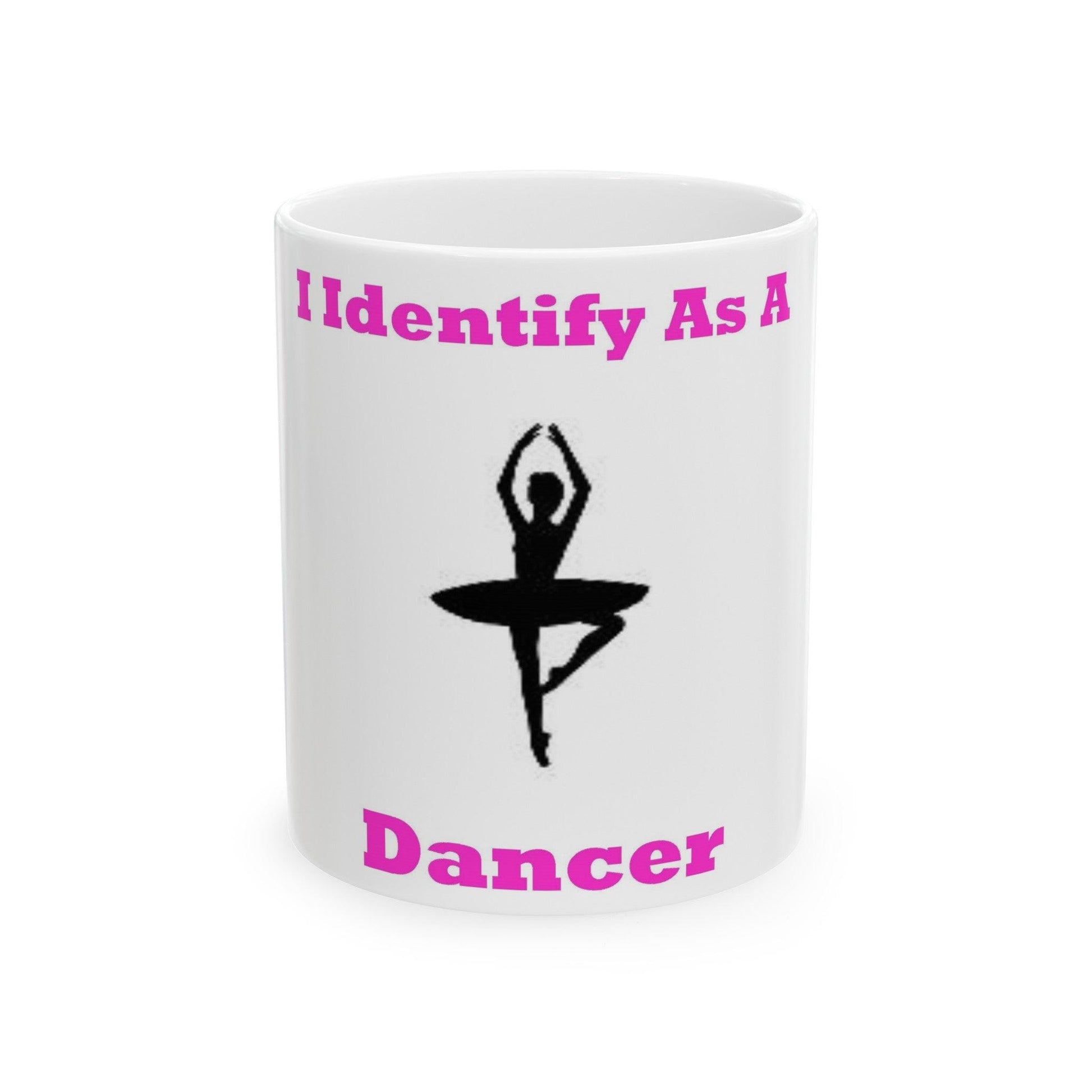 ID Dancer (White) - Ceramic Mug, (11oz, 15oz) - Better Mode