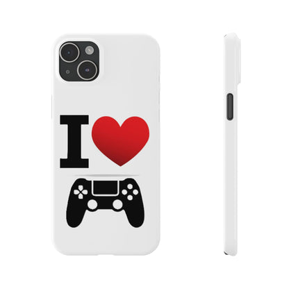 I Heart Gaming - Slim Phone Cases