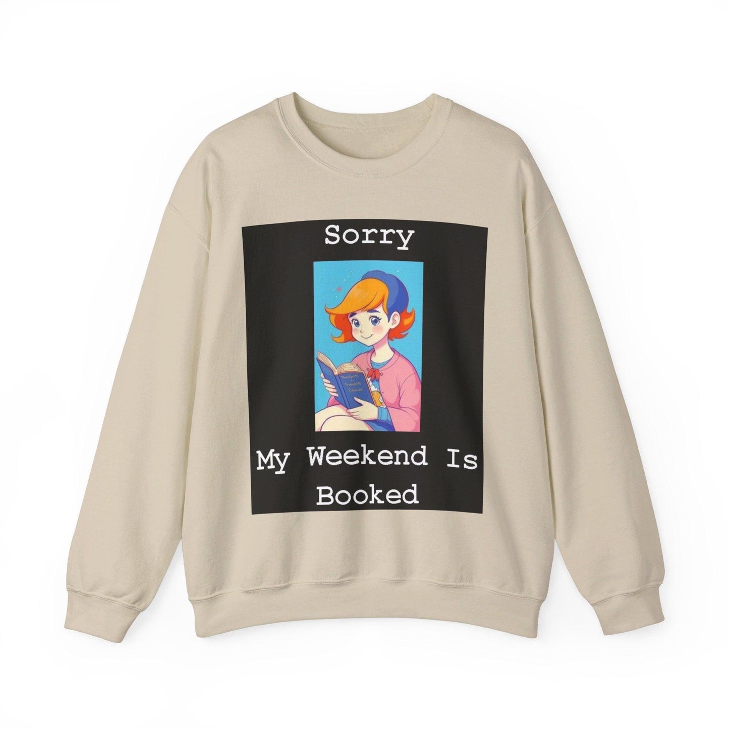 Weekend Booked 1 - Unisex Heavy Blend™ Crewneck Sweatshirt