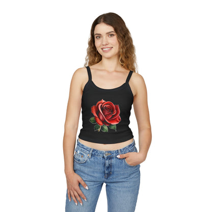 Rose - Women's Spaghetti Strap Tank Top