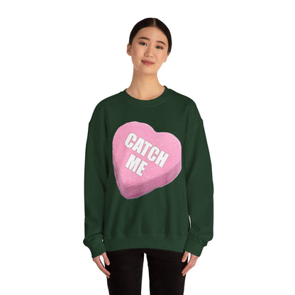 Candy Heart "Catch Me" - Crewneck Sweatshirt - Better Mode