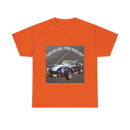 Unleash The Beast Classic Cars 4 - Unisex Heavy Cotton T-Shirt