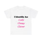 ID Cute Classy Clever (White) - Unisex Heavy Cotton T-Shirt