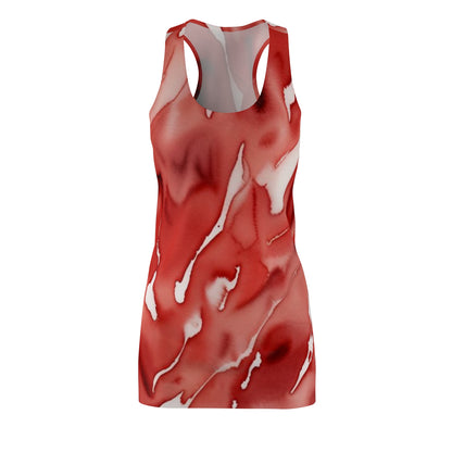 Red Marble Racerback Dress