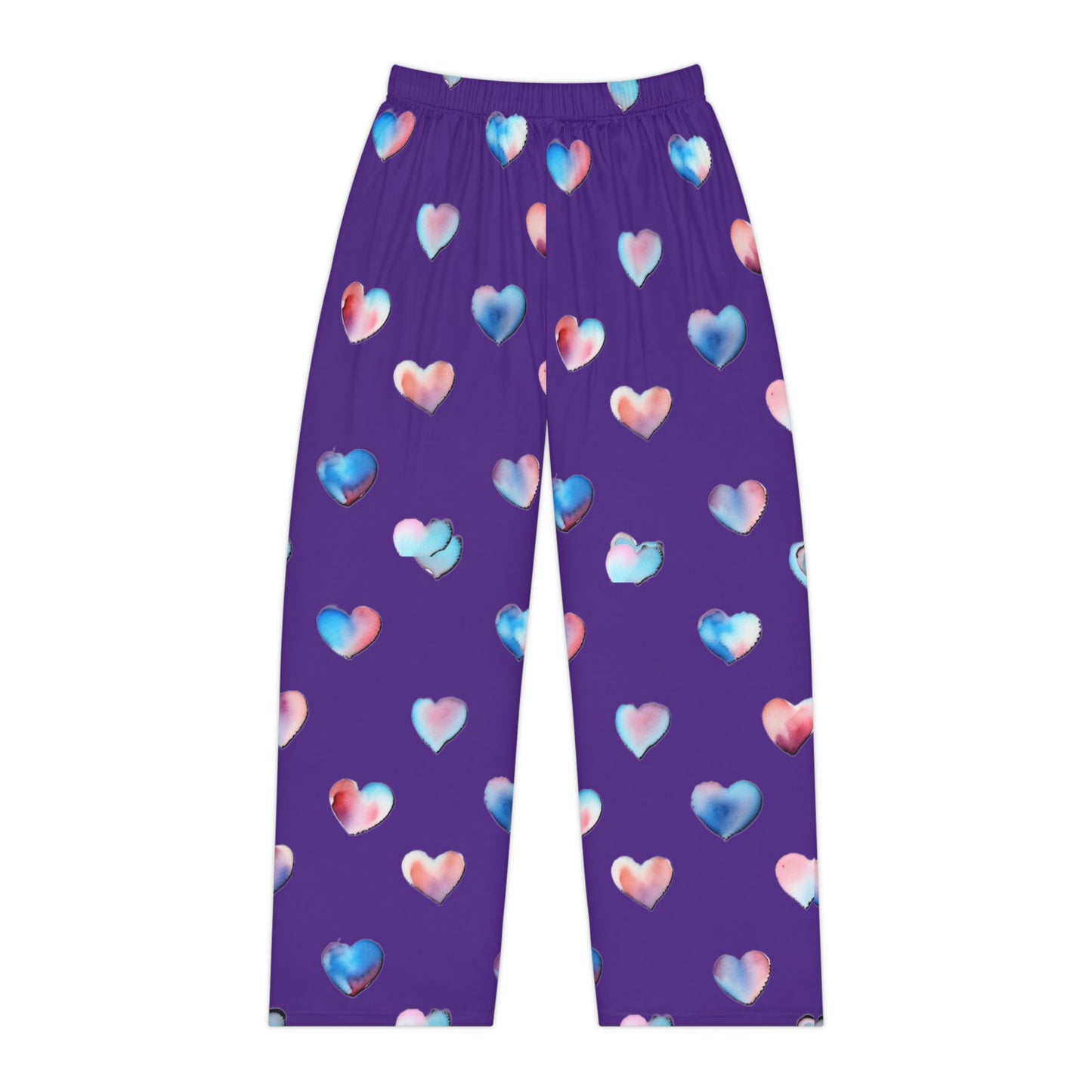 Heart Pattern Women's Pajama Pants