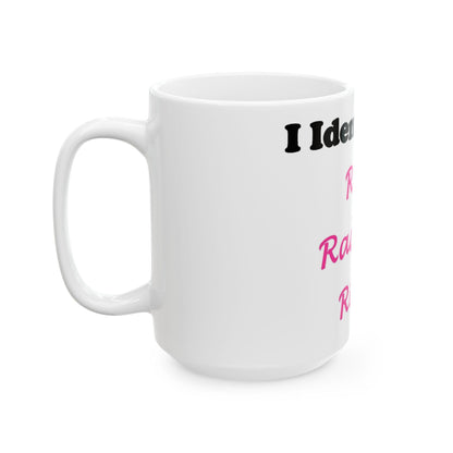 ID Real Radiant Right (White) - Ceramic Mug, (11oz, 15oz)