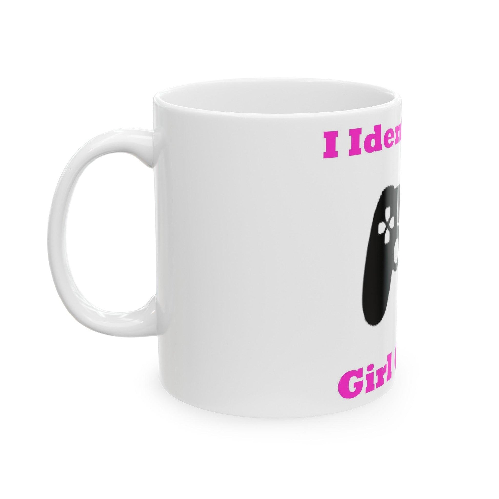 Girl Gamer (White) - Ceramic Mug, (11oz, 15oz) - Better Mode