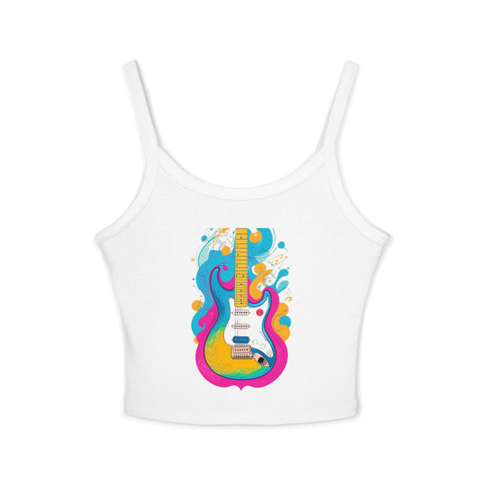 Guitar - Women's Spaghetti Strap Tank Top