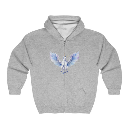 Unicorn 1 - Full Zip Hooded Sweatshirt