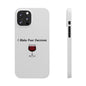 Pour Decisions Wine (White) - Slim Phone Cases - Better Mode